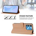 For Tecno Spark Go 2022 / 8C Skin Feel Solid Color Leather Phone Case with Lanyard(Nude) - 3