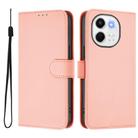 For Tecno Spark 30 5G / Pova 6 Neo 5G Skin Feel Solid Color Leather Phone Case with Lanyard(Pink) - 2