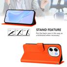 For Tecno Spark 30 5G / Pova 6 Neo 5G Skin Feel Solid Color Leather Phone Case with Lanyard(Orange) - 3