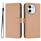 For Tecno Spark 30 5G / Pova 6 Neo 5G Skin Feel Solid Color Leather Phone Case with Lanyard(Nude) - 2