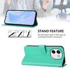 For Tecno Spark 30 5G / Pova 6 Neo 5G Skin Feel Solid Color Leather Phone Case with Lanyard(Green) - 3