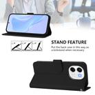 For Tecno Spark 30 5G / Pova 6 Neo 5G Skin Feel Solid Color Leather Phone Case with Lanyard(Black) - 3