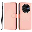 For Tecno Spark 30C 5G / Pop 9 5G Skin Feel Solid Color Leather Phone Case with Lanyard(Pink) - 2