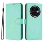 For Tecno Spark 30C 5G / Pop 9 5G Skin Feel Solid Color Leather Phone Case with Lanyard(Mint Green) - 2