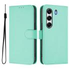For Tecno Camon 40 Pro 5G Skin Feel Solid Color Leather Phone Case with Lanyard(Mint Green) - 2