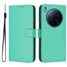 For Tecno Camon 40 Premier Skin Feel Solid Color Leather Phone Case with Lanyard(Green) - 2
