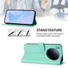 For Tecno Camon 40 Premier Skin Feel Solid Color Leather Phone Case with Lanyard(Mint Green) - 4