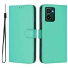 For HMD Pulse Pro / Pulse / Pulse+ Skin Feel Solid Color Leather Phone Case with Lanyard(Green) - 2