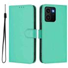 For HMD Skyline Skin Feel Solid Color Leather Phone Case with Lanyard(Green) - 2