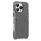 For iPhone 16 Pro Max Mutural Corrugated Texture Magsafe Magnetic Shockproof Phone Case(Dark Grey) - 1