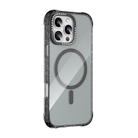 For iPhone 16 Pro Max Mutural Blink Series Glitter Edge MagSafe Magnetic Phone Case(Black) - 1