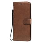 For Oppo Reno3 5G / Find X2 Lite Solid Color Horizontal Flip Protective Leather Case with Holder & Card Slots & Wallet & Photo Frame & Lanyard(Brown) - 2