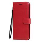For Oppo Reno3 5G / Find X2 Lite Solid Color Horizontal Flip Protective Leather Case with Holder & Card Slots & Wallet & Photo Frame & Lanyard(Red) - 2