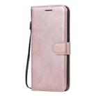 For Oppo Reno3 5G / Find X2 Lite Solid Color Horizontal Flip Protective Leather Case with Holder & Card Slots & Wallet & Photo Frame & Lanyard(Rose Gold) - 2