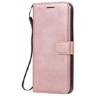 For Oppo Reno3 Pro 4G Solid Color Horizontal Flip Protective Leather Case with Holder & Card Slots & Wallet & Photo Frame & Lanyard(Rose Gold) - 2