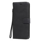 For Oppo Reno4 5G Solid Color Horizontal Flip Protective Leather Case with Holder & Card Slots & Wallet & Photo Frame & Lanyard(Black) - 2