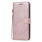 For Oppo Reno4 5G Solid Color Horizontal Flip Protective Leather Case with Holder & Card Slots & Wallet & Photo Frame & Lanyard(Rose Gold) - 2