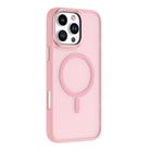 For iPhone 16 Pro Max Mutural Skin Feel Series Frosted MagSafe Magnetic Phone Case(Pink) - 1