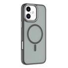 For iPhone 16 Mutural Skin Feel Series Frosted MagSafe Magnetic Phone Case(Black) - 1