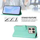 For Motorola Edge 50 Ultra / X50 Ultra Skin Feel Solid Color Leather Phone Case with Lanyard(Mint Green) - 3