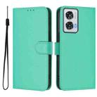 For Motorola Edge 50 Fusion Skin Feel Solid Color Leather Phone Case with Lanyard(Green) - 2