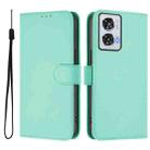 For Motorola Edge 50 Fusion Skin Feel Solid Color Leather Phone Case with Lanyard(Mint Green) - 2