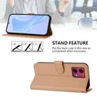 For Motorola Moto G84 5G Skin Feel Solid Color Leather Phone Case with Lanyard(Nude) - 3