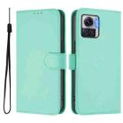 For Motorola Moto X30 Pro 5G Skin Feel Solid Color Leather Phone Case with Lanyard(Mint Green) - 2