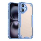 For iPhone 16 Plus Armor Glaze PC Hybrid TPU Phone Case(Blue) - 1