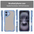 For iPhone 16 Plus Armor Glaze PC Hybrid TPU Phone Case(Blue) - 2