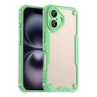 For iPhone 16 Plus Armor Glaze PC Hybrid TPU Phone Case(Green) - 1