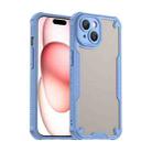 For iPhone 15 Plus Armor Glaze PC Hybrid TPU Phone Case(Blue) - 1