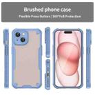 For iPhone 15 Plus Armor Glaze PC Hybrid TPU Phone Case(Blue) - 2