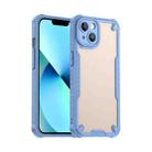 For iPhone 14 Armor Glaze PC Hybrid TPU Phone Case(Blue) - 1