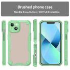 For iPhone 14 Armor Glaze PC Hybrid TPU Phone Case(Green) - 2