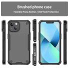 For iPhone 14 Plus Armor Glaze PC Hybrid TPU Phone Case(Black) - 2