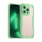 For iPhone 13 Pro Max Armor Glaze PC Hybrid TPU Phone Case(Green) - 1