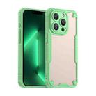 For iPhone 13 Pro Armor Glaze PC Hybrid TPU Phone Case(Green) - 1