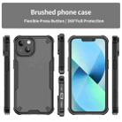 For iPhone 13 Armor Glaze PC Hybrid TPU Phone Case(Black) - 2