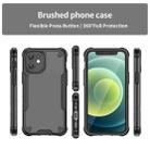 For iPhone 12 Armor Glaze PC Hybrid TPU Phone Case(Black) - 2