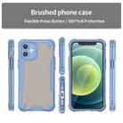 For iPhone 12 Armor Glaze PC Hybrid TPU Phone Case(Blue) - 2