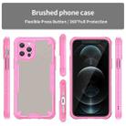 For iPhone 12 Pro Max Armor Glaze PC Hybrid TPU Phone Case(Pink) - 2