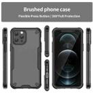 For iPhone 12 Pro Max Armor Glaze PC Hybrid TPU Phone Case(Black) - 2