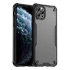 For iPhone 11 Pro Max Armor Glaze PC Hybrid TPU Phone Case(Black) - 1