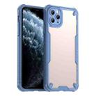 For iPhone 11 Pro Max Armor Glaze PC Hybrid TPU Phone Case(Blue) - 1