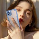 For iPhone 11 Pro Max Armor Glaze PC Hybrid TPU Phone Case(Blue) - 3