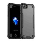 For iPhone 8 Armor Glaze PC Hybrid TPU Phone Case(Black) - 1