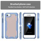 For iPhone SE 2020 Armor Glaze PC Hybrid TPU Phone Case(Blue) - 2