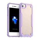 For iPhone SE 2020 Armor Glaze PC Hybrid TPU Phone Case(Purple) - 1