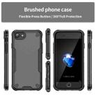 For iPhone SE 2022 Armor Glaze PC Hybrid TPU Phone Case(Black) - 2